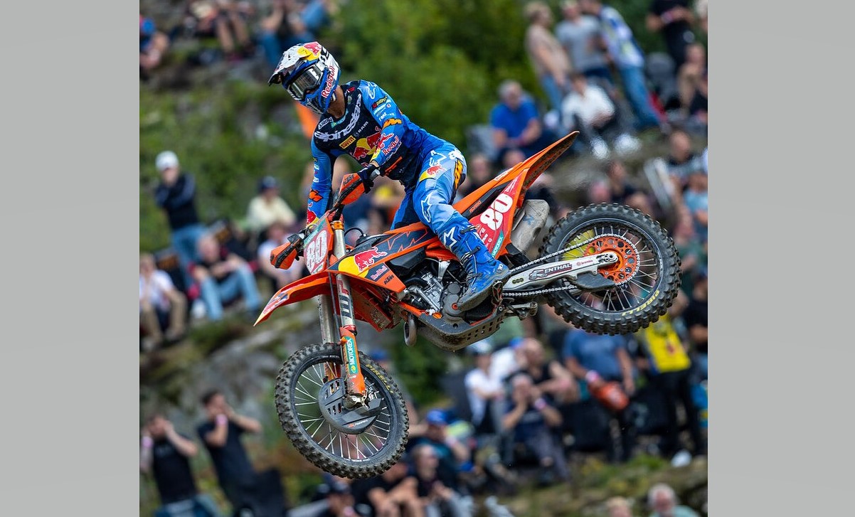 MX2 Suède : Adamo plus fort que la pluie, podium et longue distance