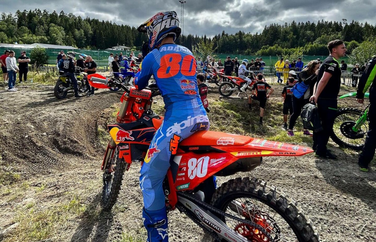 MX2 Suède : Adamo solide 3e, première pole pour Horgmo