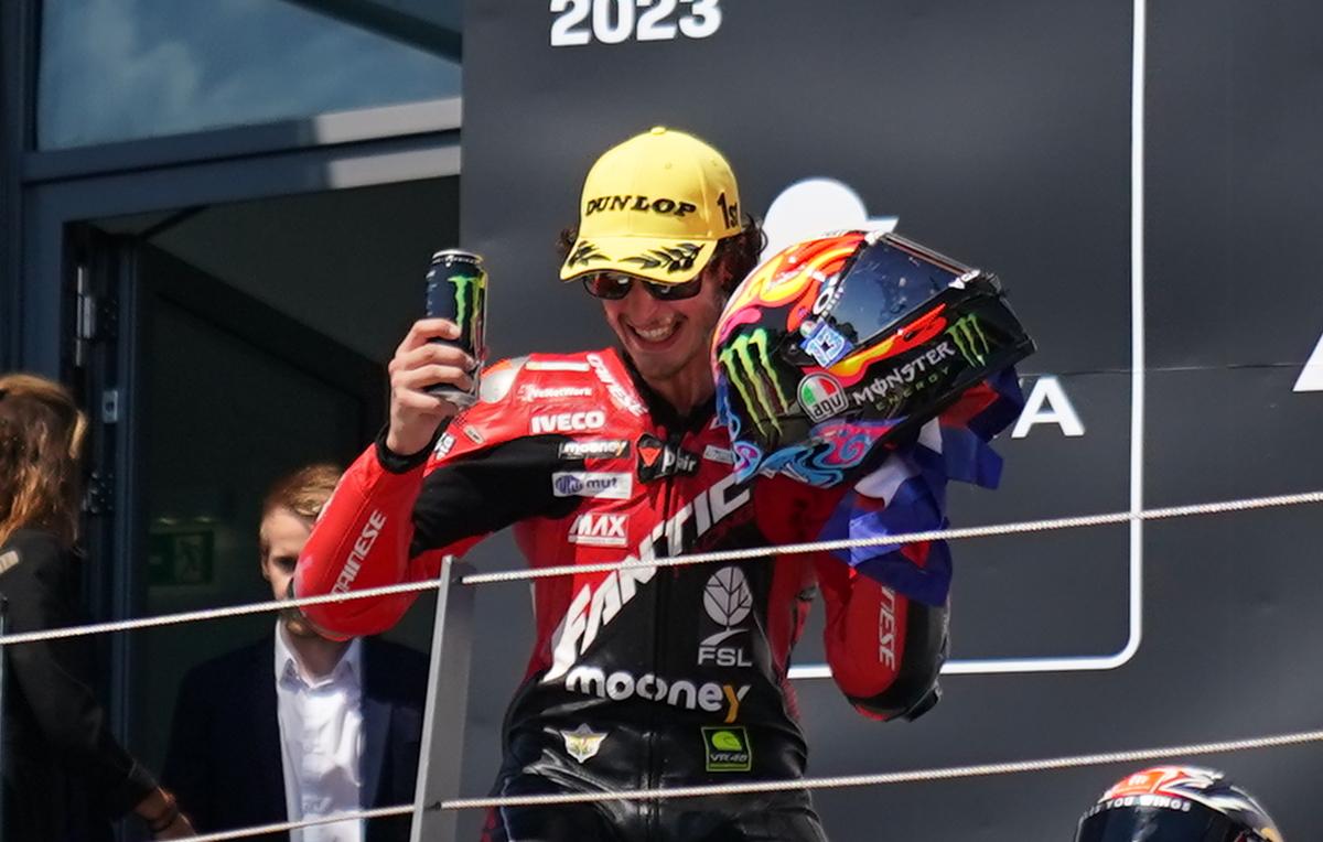Moto2 : Celestino Vietti hurle enfin pour la première fois de Fantic