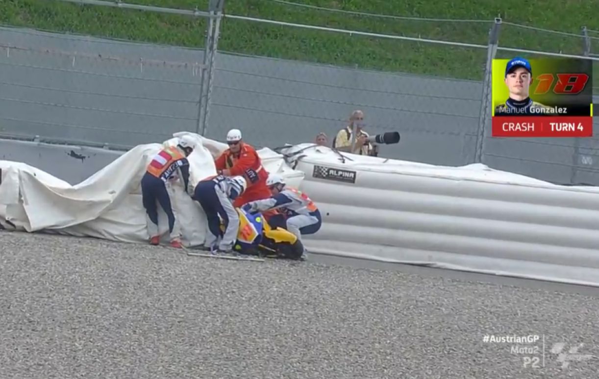 Moto2 Austria, Practice 2: Ο Acosta προηγείται μετά την κόκκινη σημαία