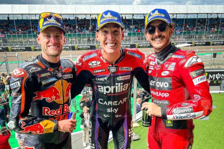 MotoGP 2023, classifica piloti e costruttori dopo Silverstone