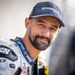 Randy Krummenacher al Bol d'Or 2023 con Tati Kawasaki