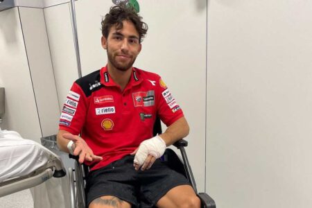 MotoGP Catalunya, Bastianini scrive dopo la caduta
