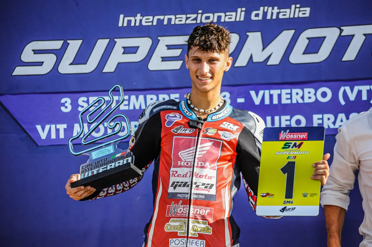 Alessandro Sciarretta champion Supermoto « Tout le travail de l’année a payé »