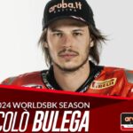 Nicolò Bulega nel Mondiale Superbike col team Aruba Ducati nel 2024