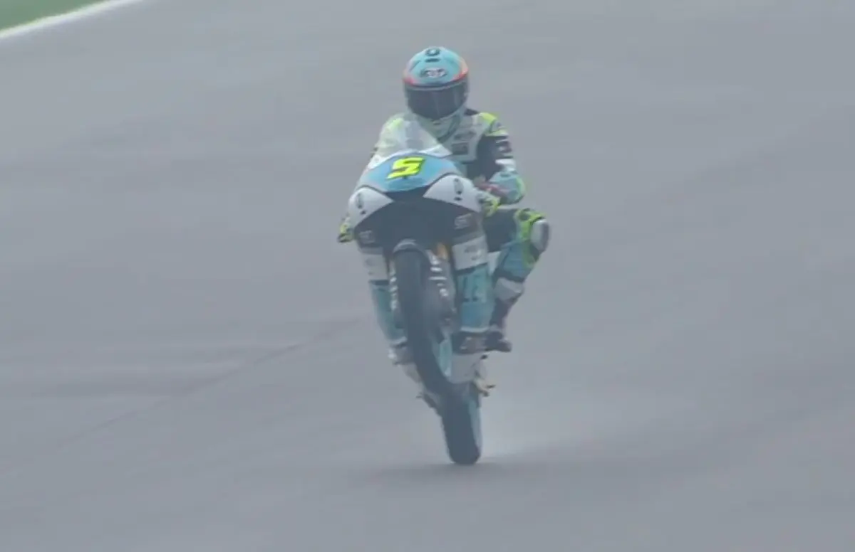 Moto3 India: Masia pole na de regenbui, goed gedaan Bertelle 2e