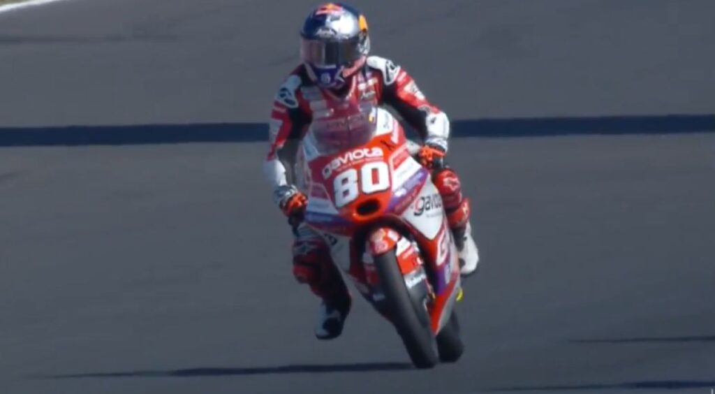Moto3: David Alonso tidak pernah berhenti, sebuah mahakarya juga di Misano david-alonso-moto3-misano