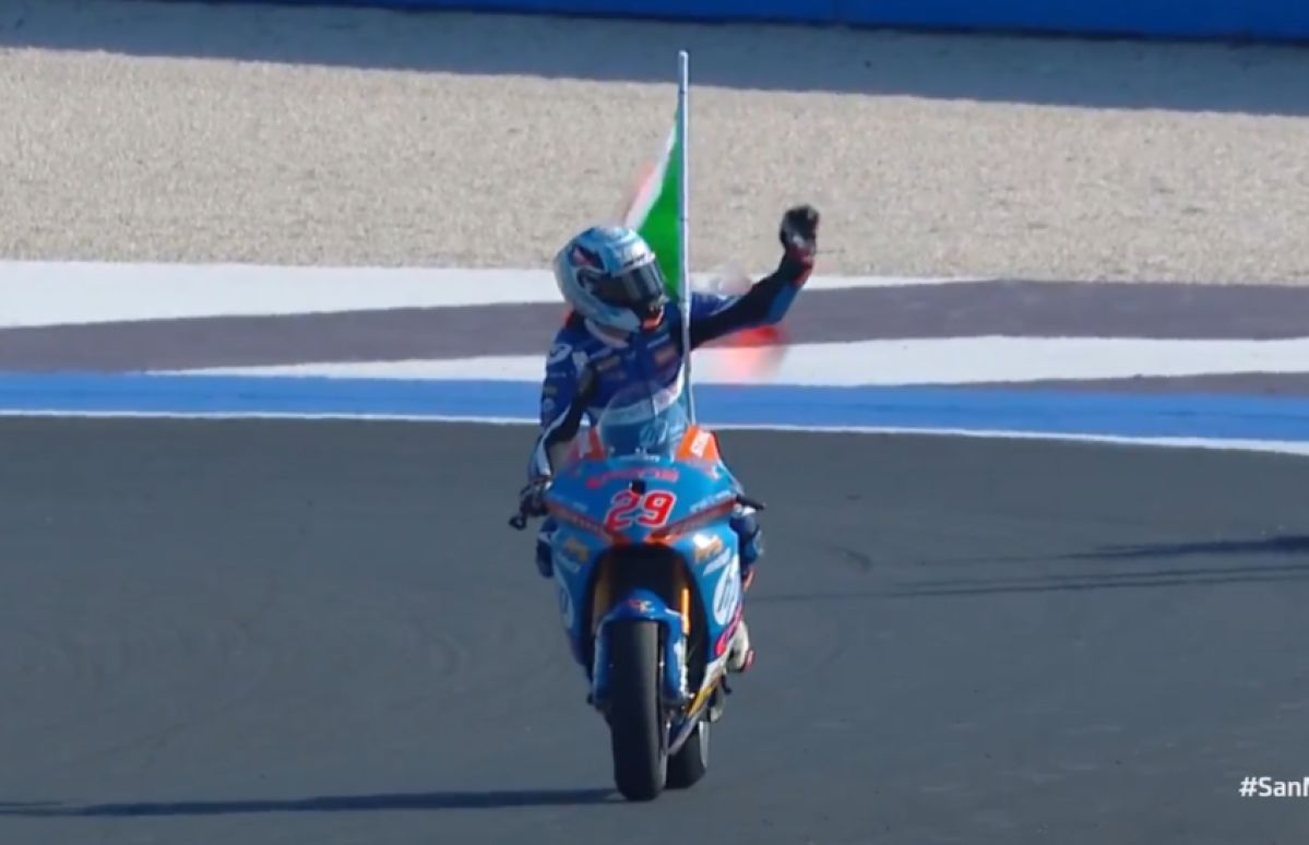 MotoE Misano: Balapan 2 di Spinelli, kemenangan kekuatan pertama