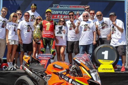 Xavi Forés con Ducati in trionfo: Campione MotoAmerica 2023