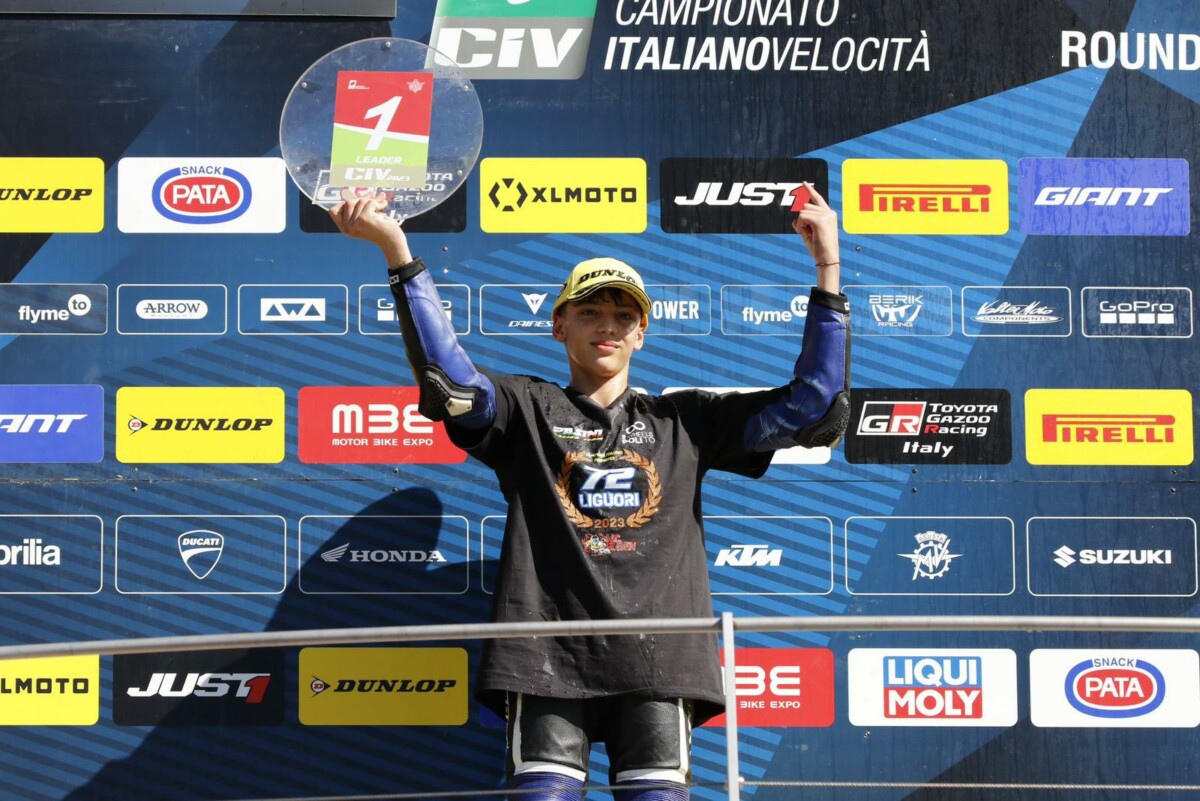 Edoardo Liguori, dernier champion CIV PreMoto3 “Je suis débloqué !”