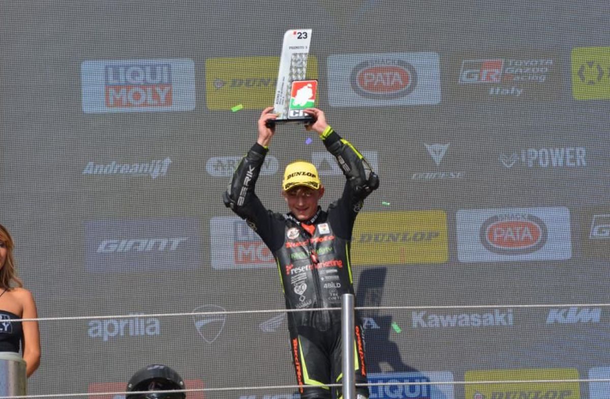 Cristian Borrelli 3ème et meilleur rookie, quels beaux débuts en CIV PreMoto3