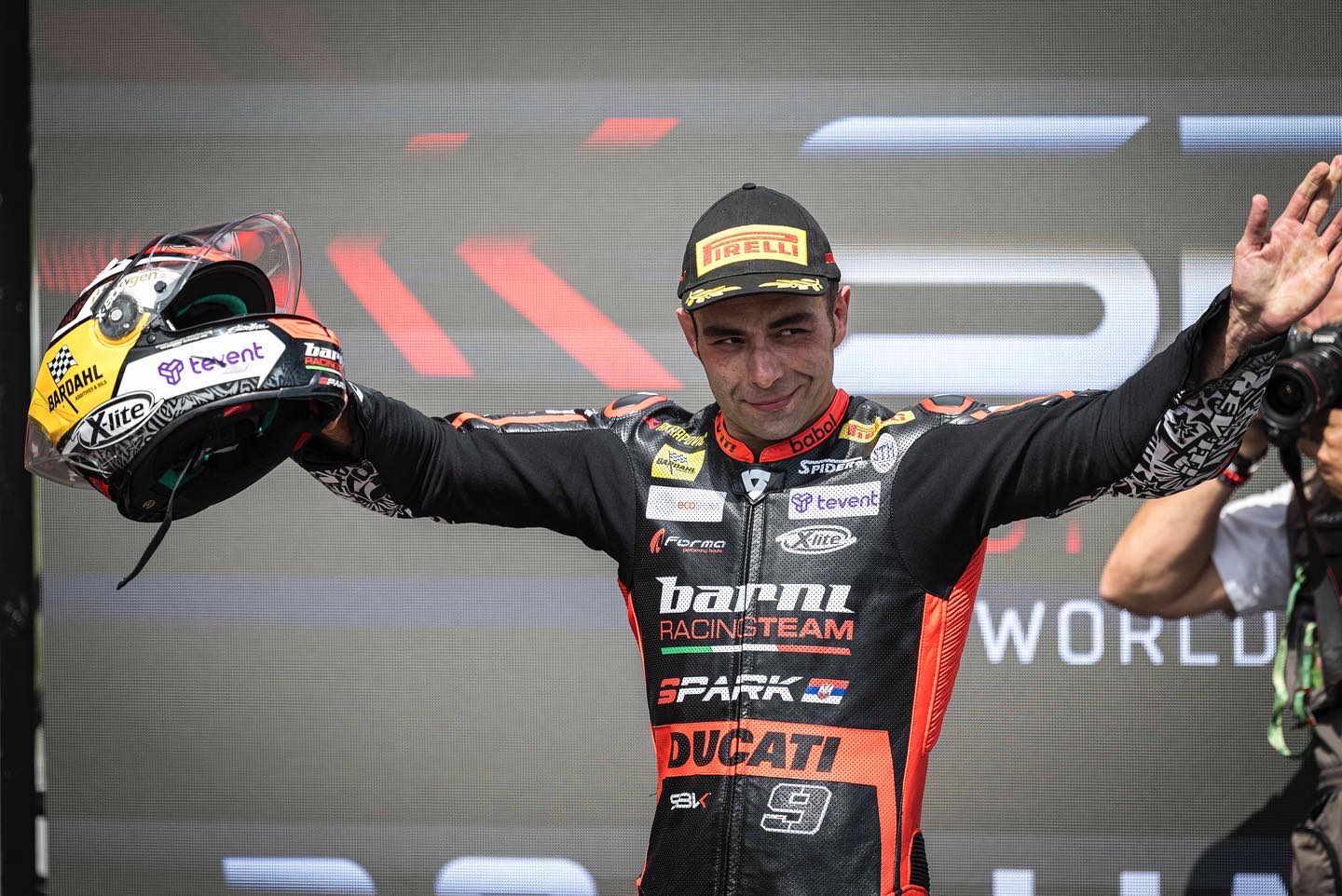 Danilo Petrucci “Heureux de ma première année en Superbike, je m’amuse ici”