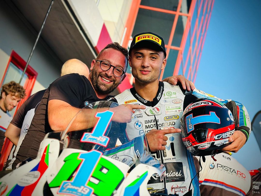 Gabriele Giannini, double champion du National Trophy 1000 avec pass WorldSSP