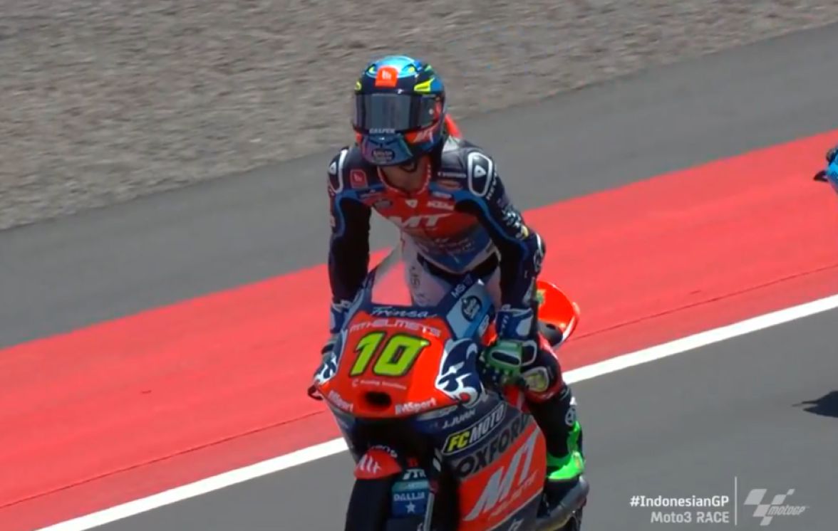 Moto3 Indonésie : Moreira rugit, l’héritier de Barros en triomphe
