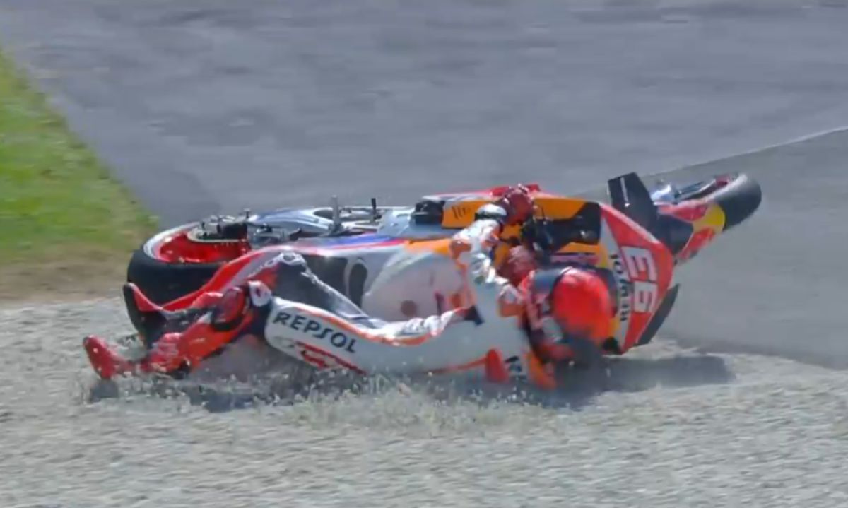 MotoGP Australie, Essais 1 : Marc Marquez, record de chutes saisonnier