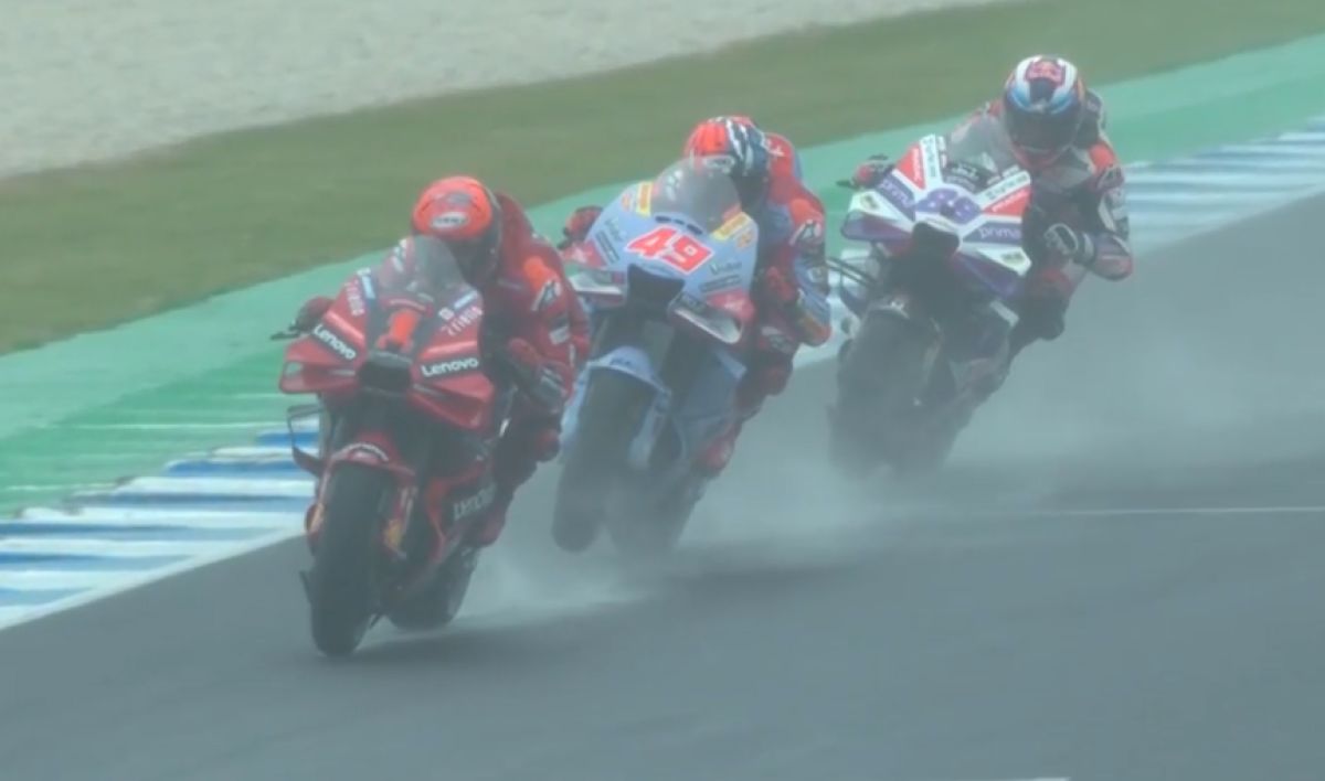 MotoGP, Moto2, Moto3 Warm Up : danser sous la pluie