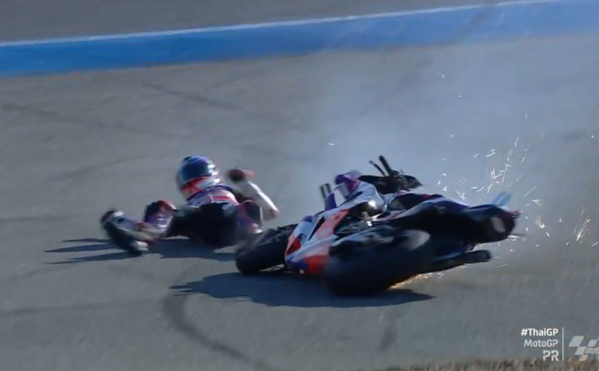 MotoGP Thaïlande, Tests : Martin en tête et chute, Marquez touché à l’épaule