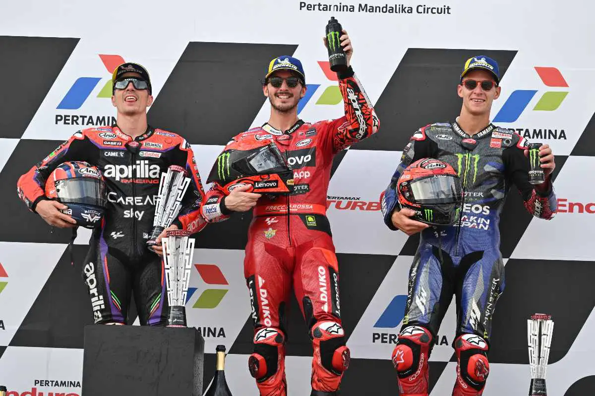 MotoGP, le nouveau classement des pilotes : Bagnaia revient en leader