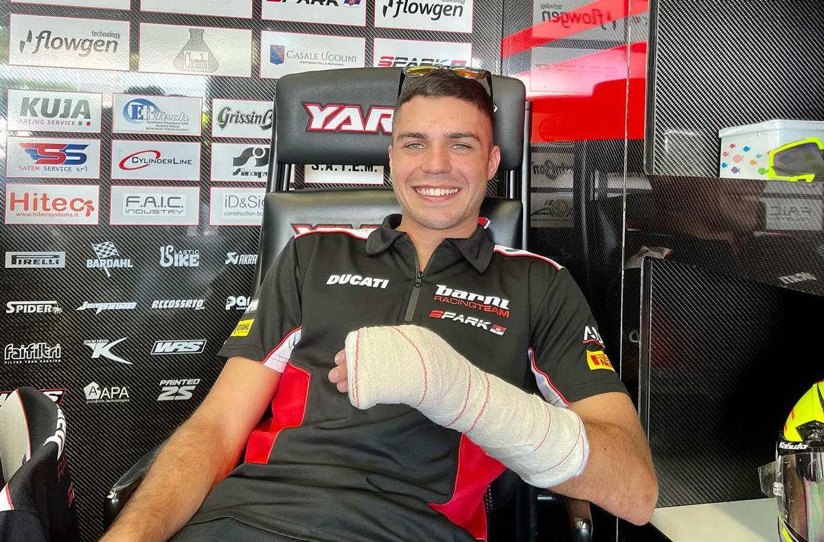 WorldSSP, Yari Montella « Heureusement rien de grave »