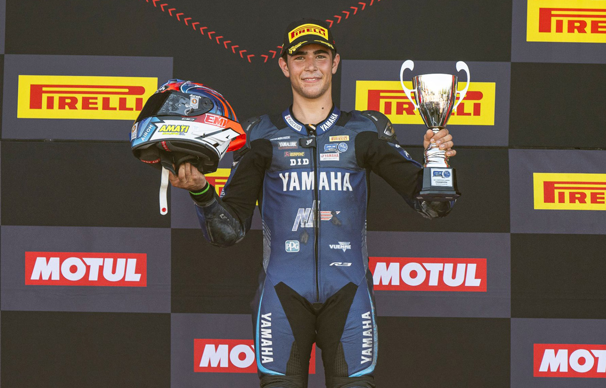 Emiliano Ercolani au Championnat du Monde Supersport 300 “Je vise tout de suite le sommet”