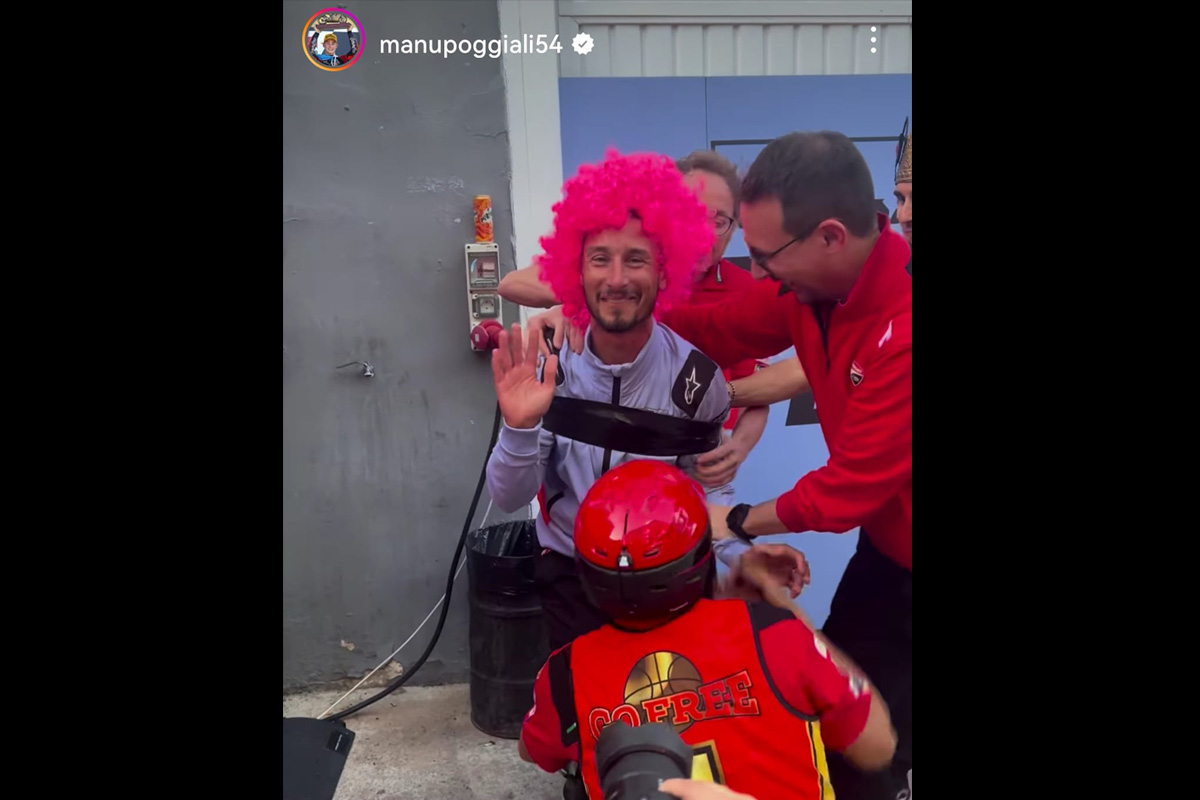 Entraîneur Manuel Poggiali dans la Ducati officielle: débuts demain dans les tests