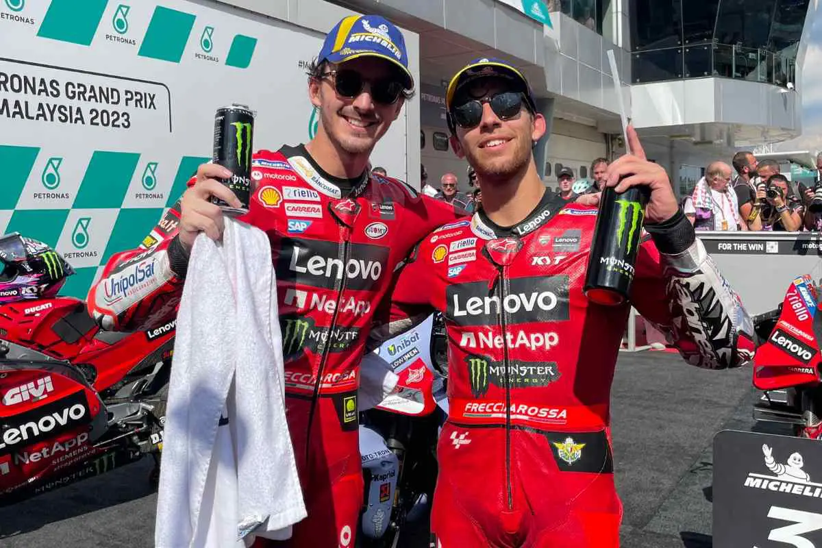 MotoGP, Bagnaia : « Heureux pour Enea ».  Et maintenant il risque un penalty