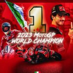 MotoGP Valencia, Pecco Bagnaia festeggia il titolo