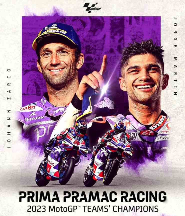 Première meilleure équipe MotoGP de Pramac Racing 2023