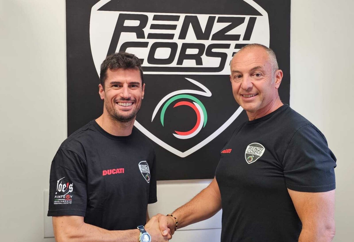 Simone Corsi avec Renzi Corse et Ducati pour le rappel CIV Supersport