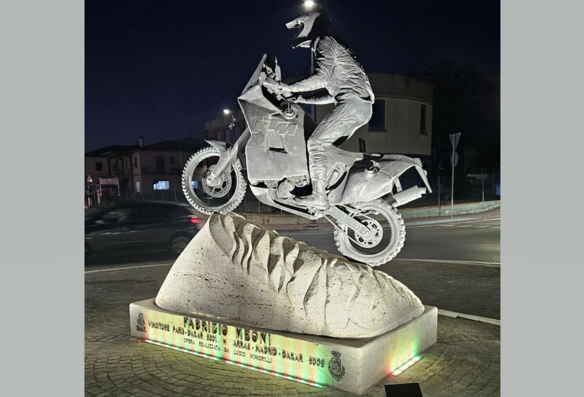 Fabrizio Meoni, sa statue brille désormais encore plus Pure GP Race