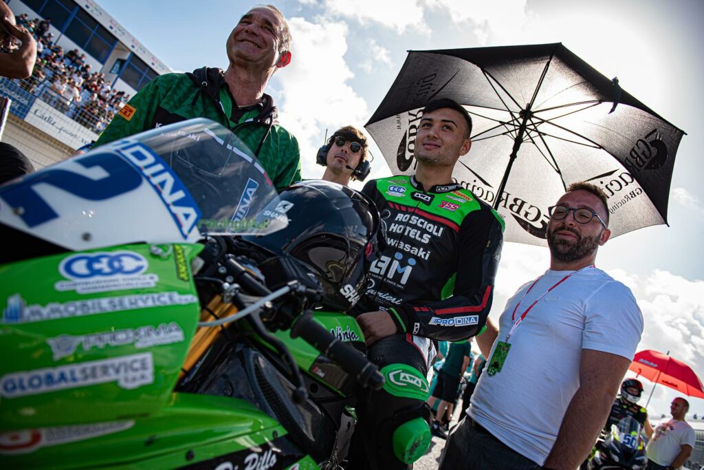 Gabriele Giannini au régime « En Supersport, il faut être plus léger » Gabriele Giannini