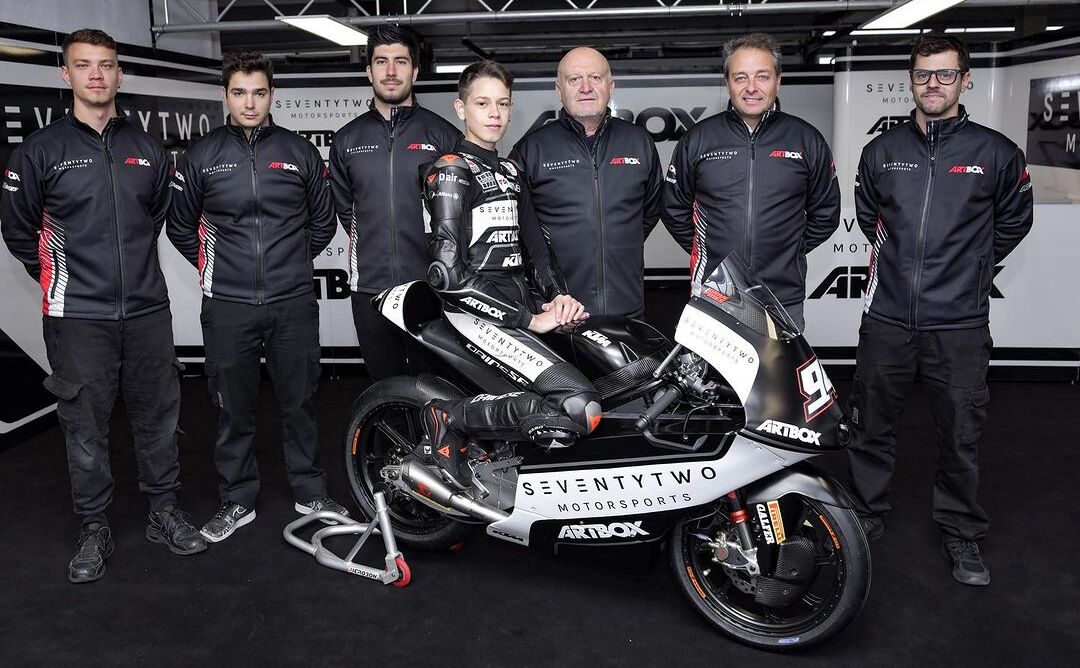 Guido Pini, les premiers pas vers le saut Moto3 JuniorGP à Almeria