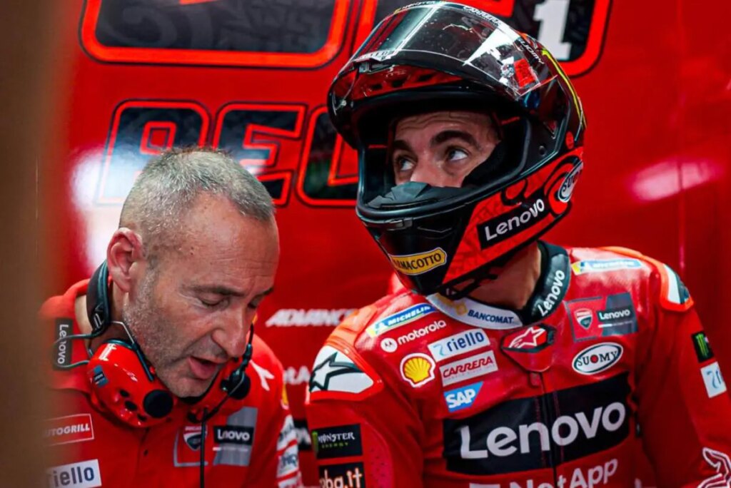 MotoGP, Cristian Gabarrini : « Bagnaia apprend encore » MotoGP, pecco Bagnaia e Cristian Gabarrini