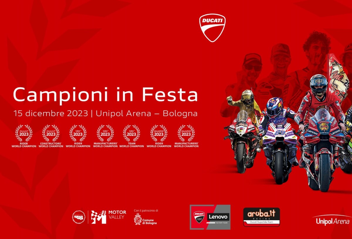Tous invités à la Champions Celebration : Ducati célèbre l’année magique