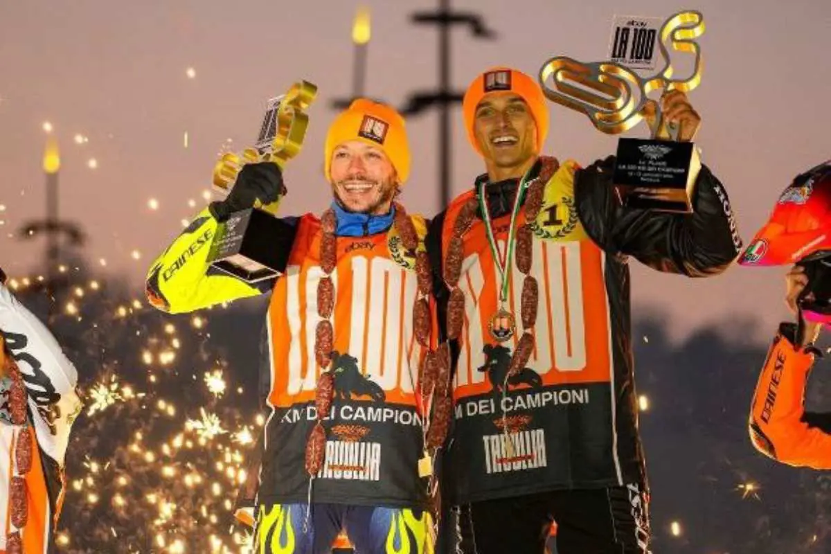 100 km des Champions : Rossi et Marini font la fête, pas de podium pour Bagnaia