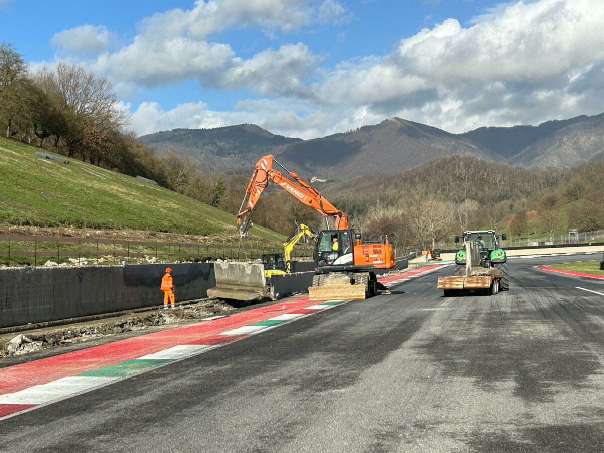 Circuit du Mugello plus sûr, travaux sur les lignes droites et les issues de secours