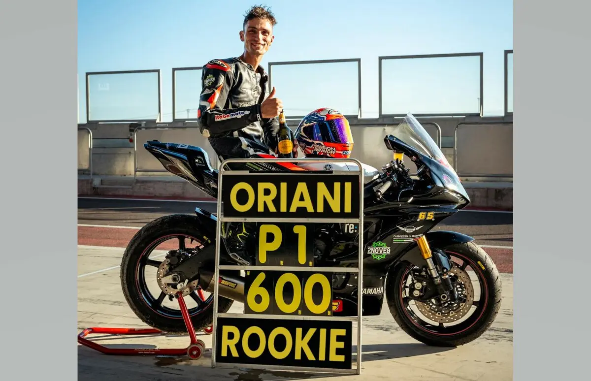 Motoestate, quelle histoire !  Alex Oriani, vainqueur acrobatique Rookie 600 RTK