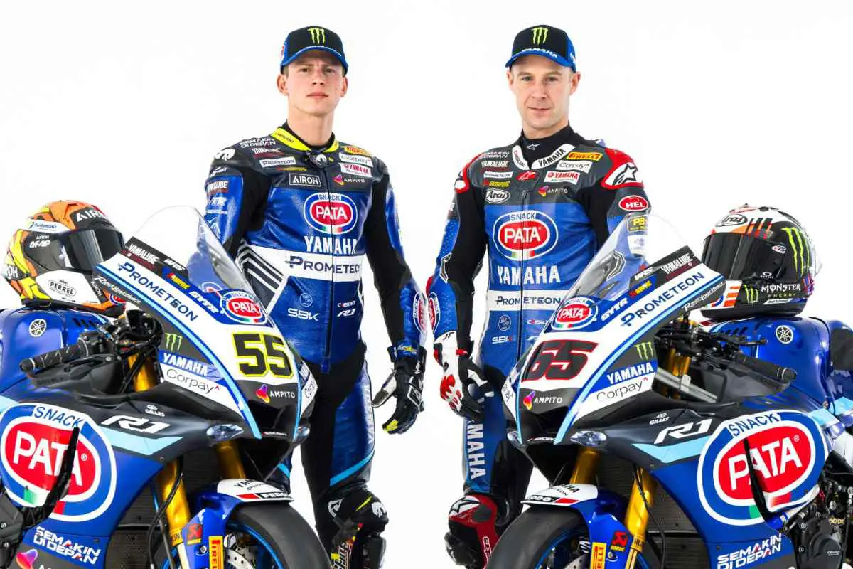 Superbike, Yamaha 2024-Präsentation: Rea und Locatelli aufgeregt