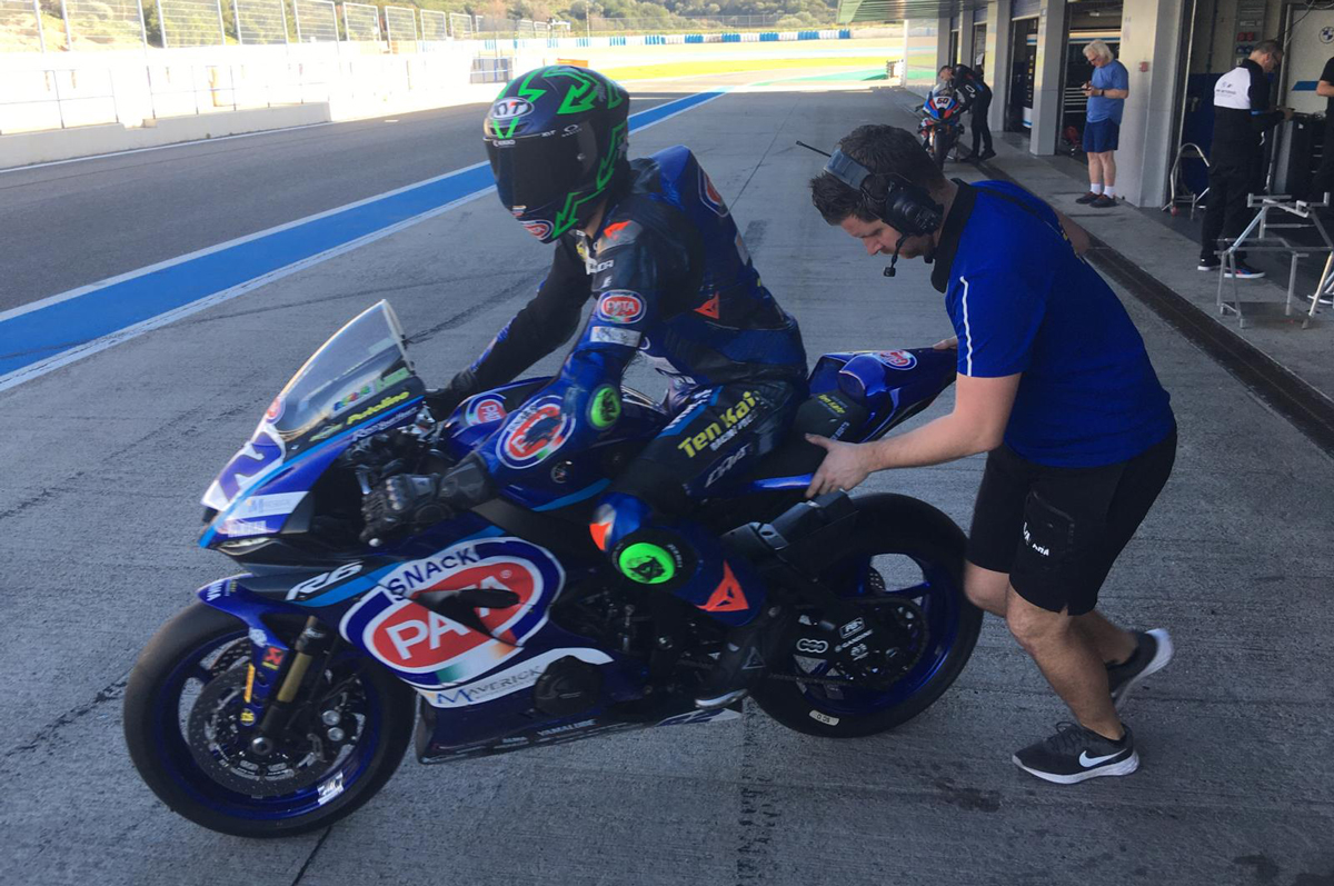 Supersport Test Jerez : Stefano Manzi a déjà décollé