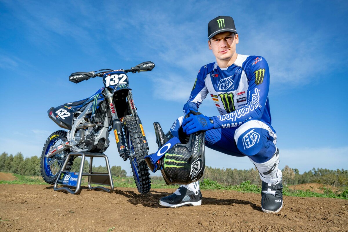 Andrea Bonacorsi, les couleurs de ses débuts en MX2 en tant que pilote officiel Yamaha