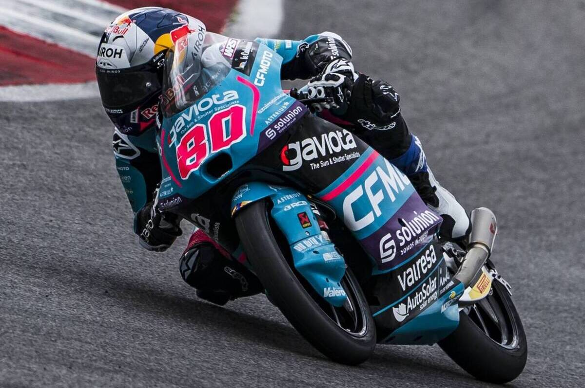 Moto3 Portimao, jour 2 : David Alonso toujours protagoniste des essais privés