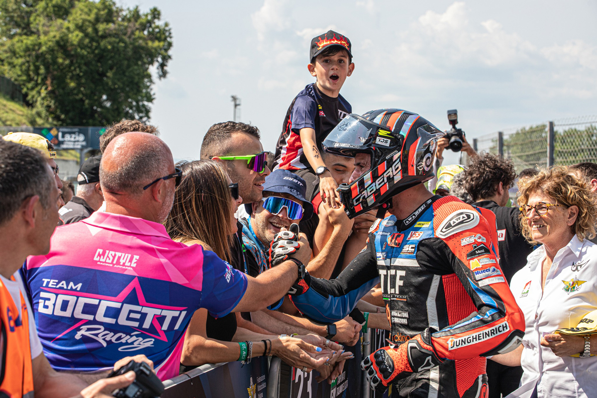 CIV Superbike : Simone Saltarelli « Je courrai jusqu’à 45 ans »