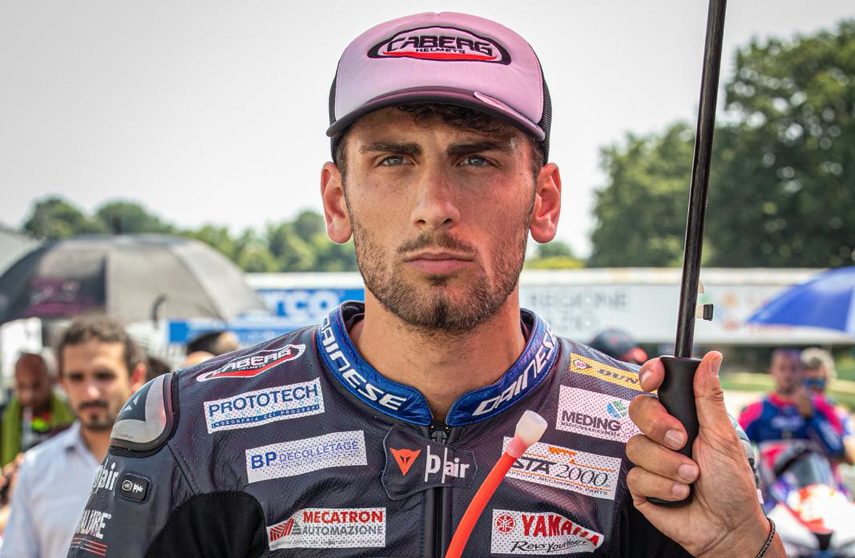 Flavio Ferroni au CIV Superbike avec Honda Black Sheep
