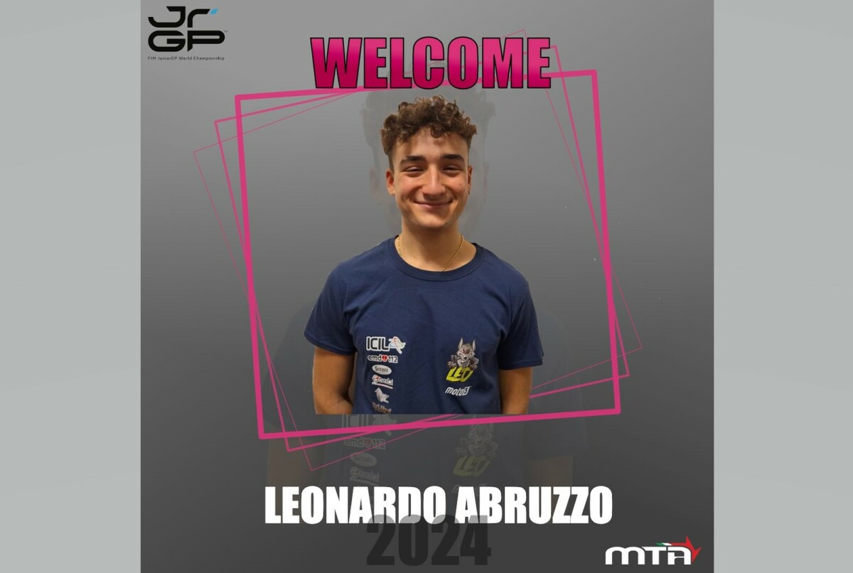 Moto3, Leonardo Abruzzo avec MTA pour les débuts du JuniorGP