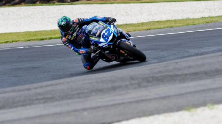 Stefano Manzi (Ten Kate Yamaha) chiude 3° i test del Mondiale Supersport a Phillip Island: risultato soddisfacente alla prima con il nuovo asfalto