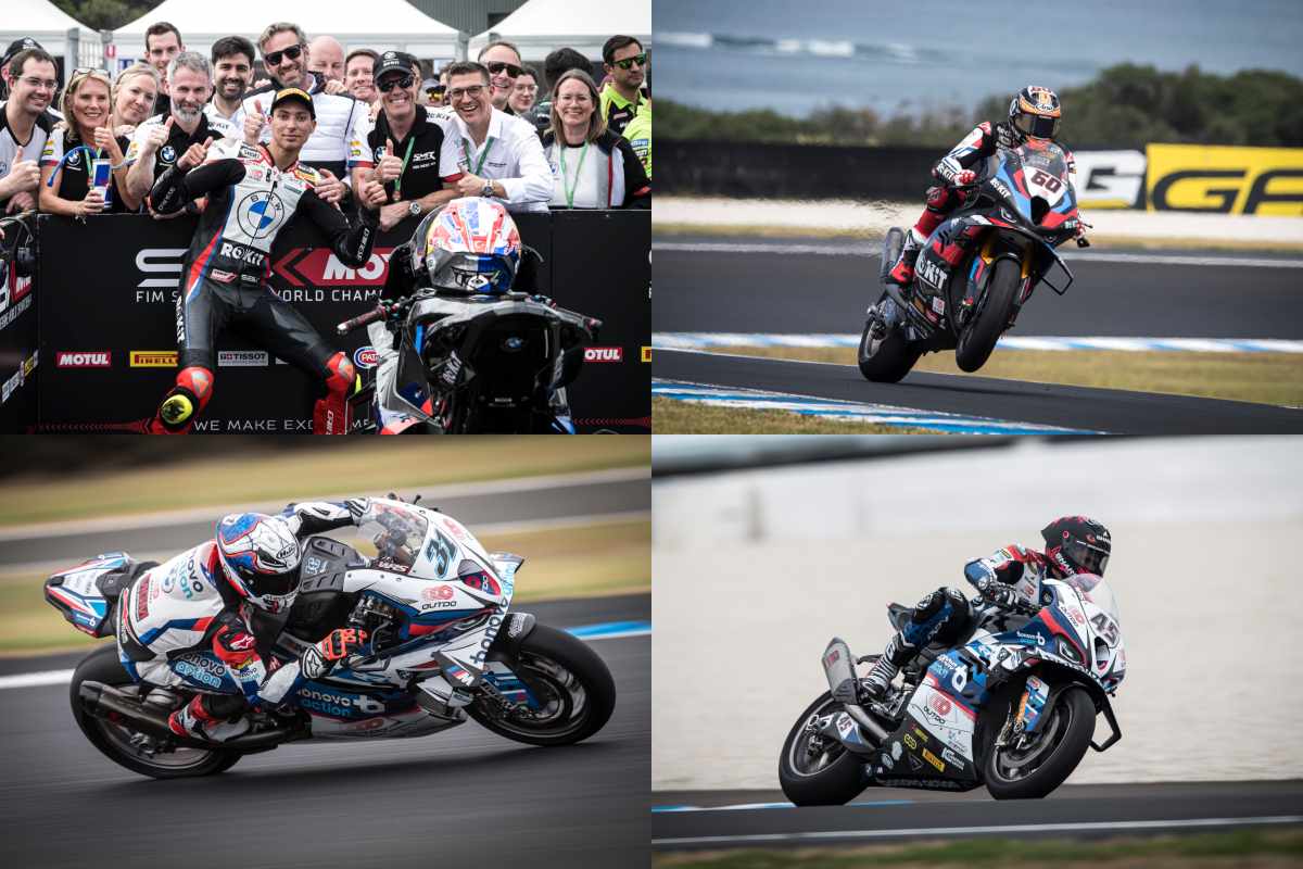 Superbike et BMW en croissance à Phillip Island : comparaison avec 2023
