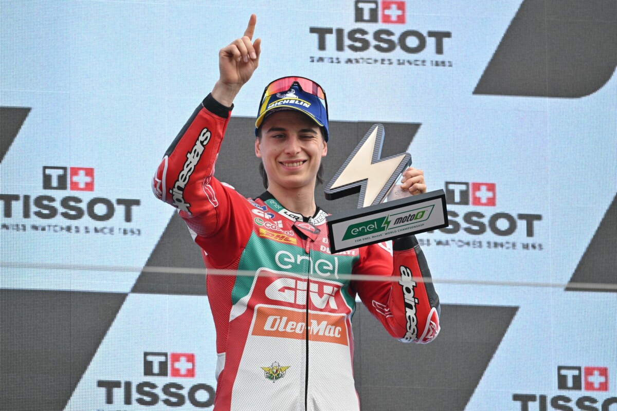 MotoE, Mattia Casadei immédiatement leader “Ça n’aurait pas pu se passer mieux que ça”