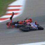 MotoGP Portimao incidente Bagnaia Marquez
