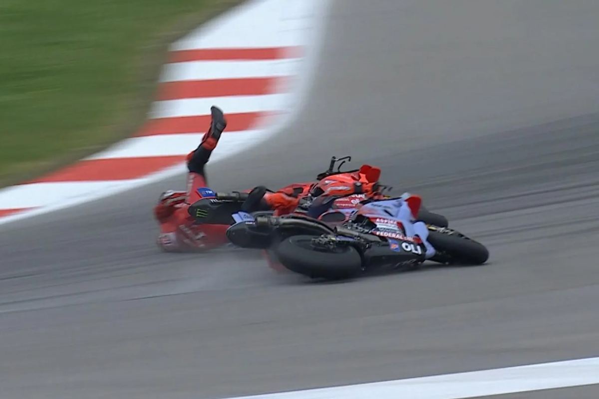 MotoGP, accident Bagnaia-Marquez : pas de pénalités, les versions des pilotes