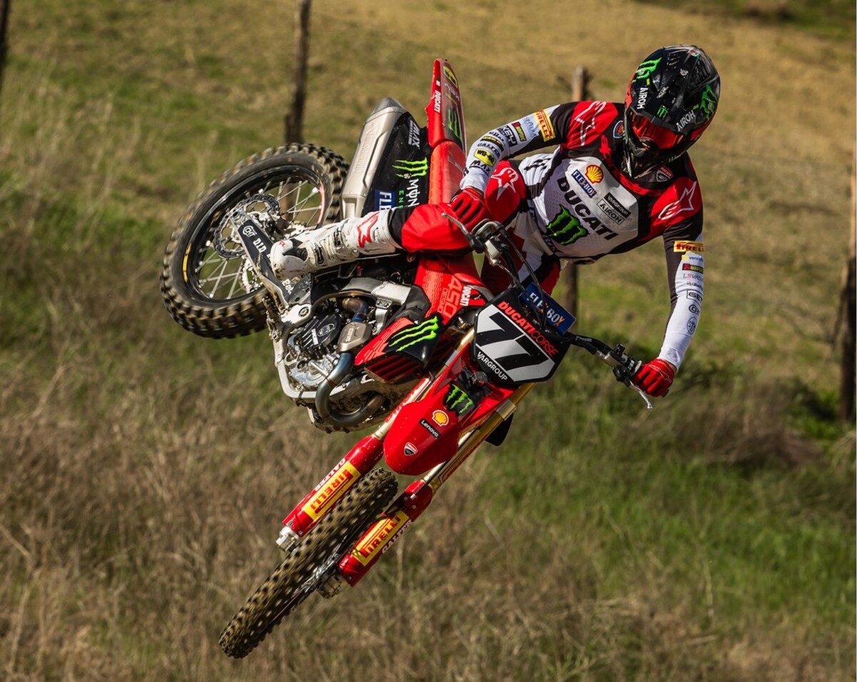 Motocross Mantoue : Ducati quel début !  Lupino domine la course 1